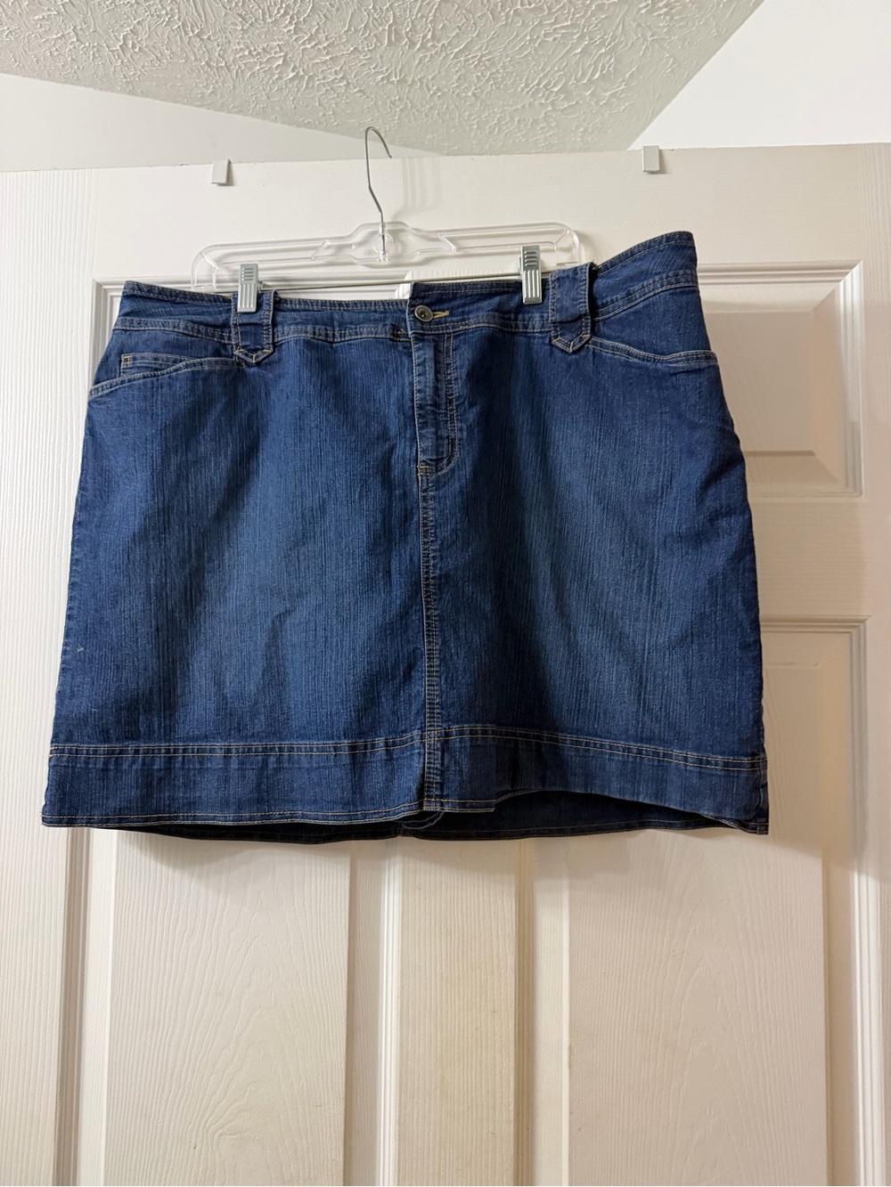 St. John's Bay Dark Blue Denim skort